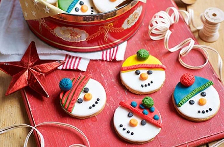 snowman biscuits